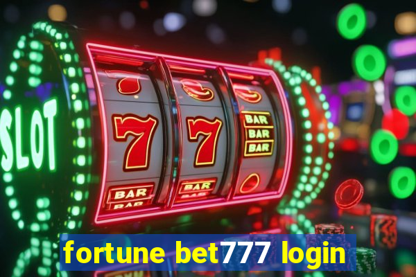 fortune bet777 login